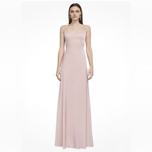 BCBGMaxAzria Blush Pink Spaghetti Strap Maxi Dress
